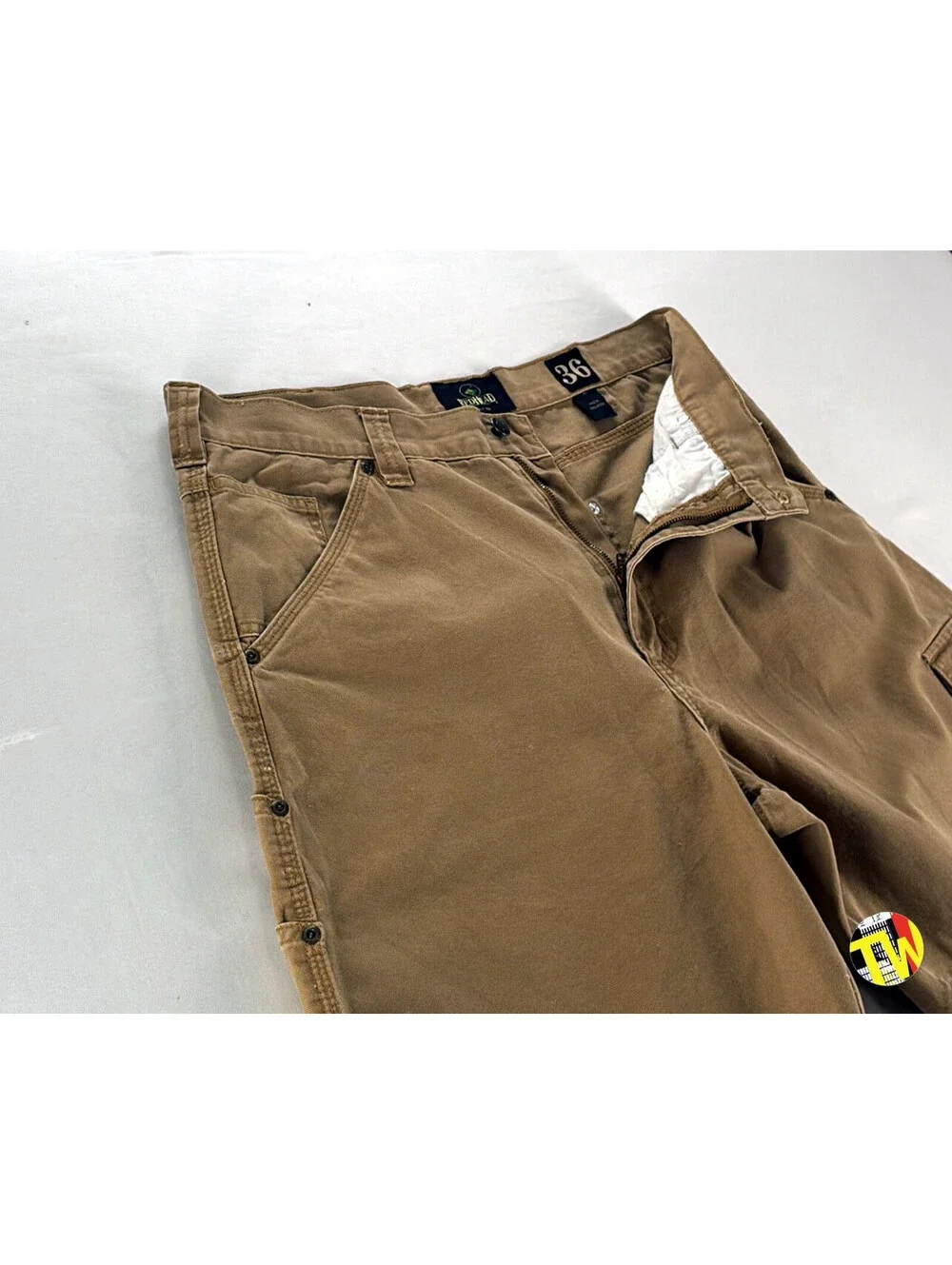 RedHead Mens Canvas Utility Shorts Carpenter Work Wear